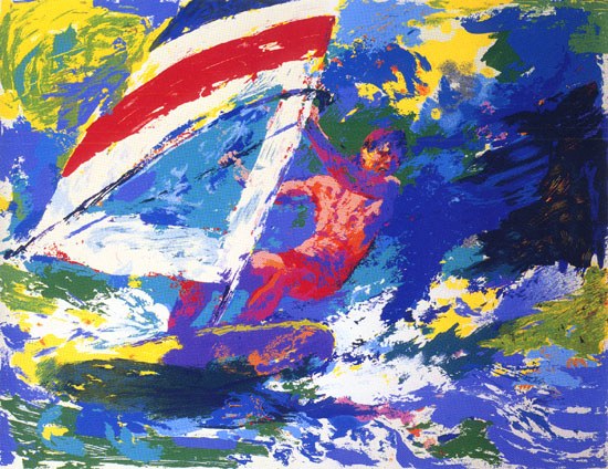 Leroy Neiman Wind Surfing